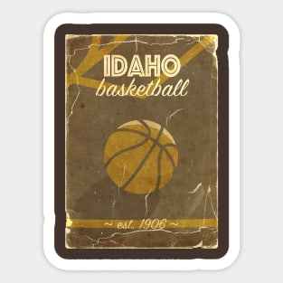 COVER SPORT - IDAHO BASKETBALL EST 1906 Sticker